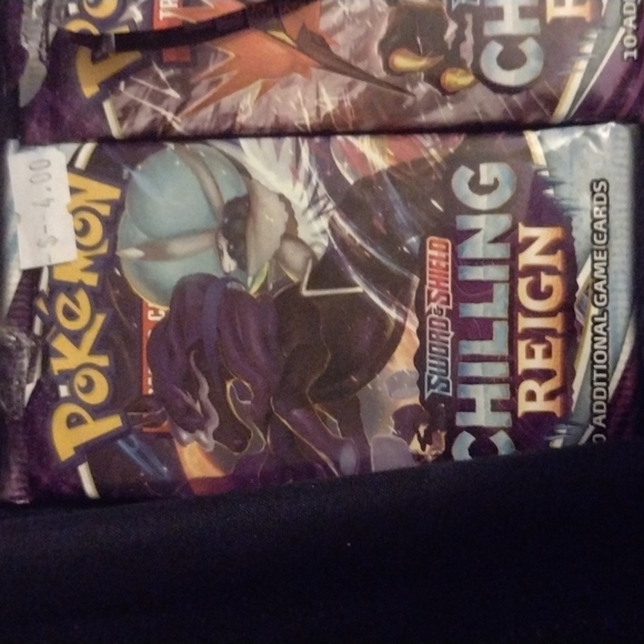 POKEMON modern 2000chilling reign booster packs X2 packs - Picture 2 of 4